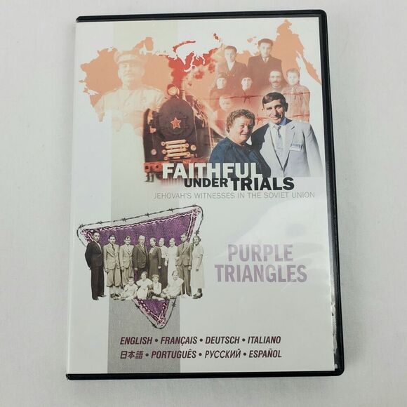 Faithful Under Trials / Purple Triangles DVD Jehovah’s Witnesses Soviet Union Mu - Picture 1 of 3